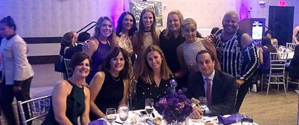 Dr. Amer H. Zureikat and his pancreatic surgery staff at the gala