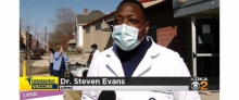 screenshot of Dr. Steven Evans in KDKA News Video